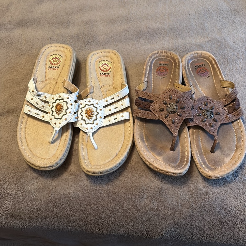 Earth Spirit Women's Sandals - 2 pairs Sandals